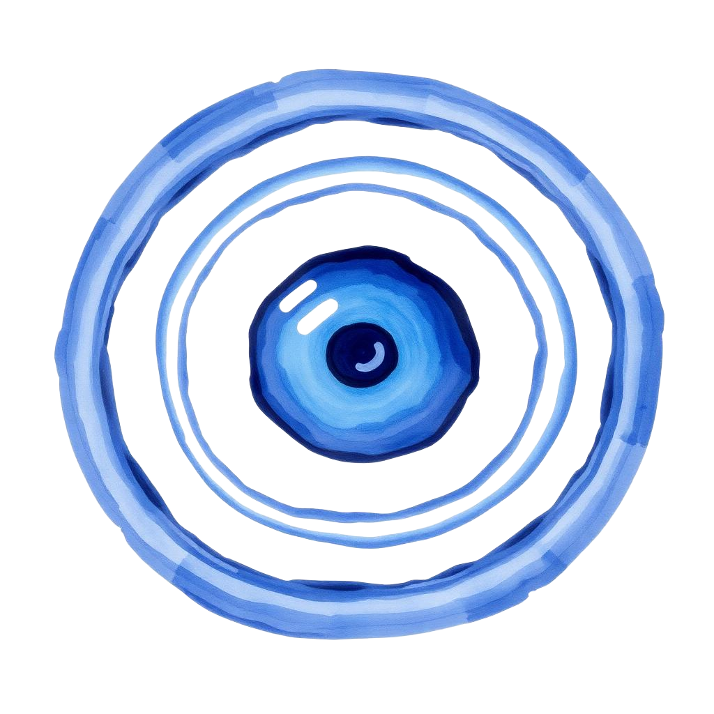 Traditional Greek mati evil eye symbol